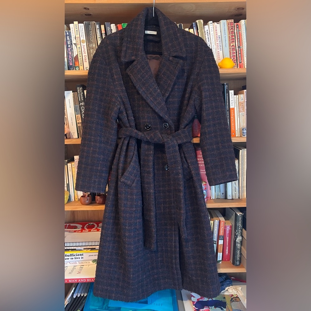Sessùn Silvana wool coat in plaid